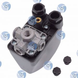 Pressostat AIR Tripolaire .avec prise Manomètrique ¼'' - PTA12/4V - Pressostat AIR Tripolaire .avec prise Manomètrique ¼'' - PTA