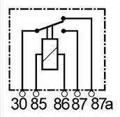 Mini relais 12V deux contacts compatible pour CLAAS 7440710 - Relais deux contacts 12V pour Nagares rlpa5212