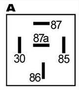 Mini relais 12V deux contacts compatible pour CLAAS 7440710