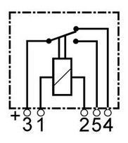 Mini relais 12V deux contacts compatible pour MAHLE MRS1220 - Relais deux contacts 12V pour Wehrle 29201005