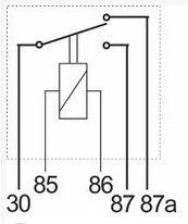 Mini relais 24V deux contacts compatible pour DURITE - HCUK 072874 - Relais deux contacts 24V CAO160981