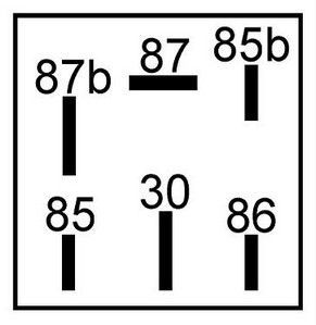 Relais pompe essence 12V compatible pour OPEL 90225811