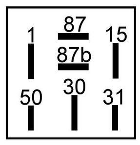 Relais pompe essence 12V Wehrle pour RENAULT 7700708960