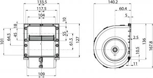 Ventilateur de chauffage compatible pour HC-CARGO F032160596 - vue 2