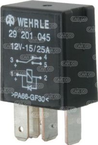 Mini relais 12V deux contacts Wehrle - vue 3