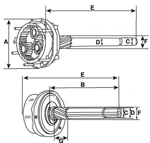 Embrayage compatible pour démarreur MITSUBISHI M8T75071 - vue 2