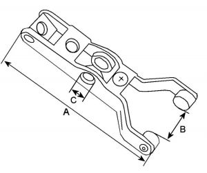 Fourchette Mahle Letrika pour démarreur ISKRA 11131530 - vue 2