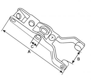 Fourchette compatible pour démarreur MERCEDES BENZ 0051516401 - vue 2