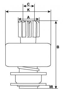 Lanceur compatible pour démarreur AUTOSTARTER POLAND SD5022 - vue 2