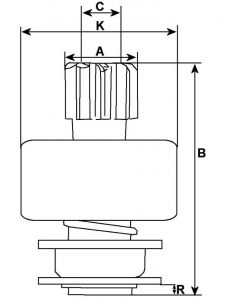 Lanceur compatible pour démarreur AUTOSTARTER POLAND SD0098 - vue 2