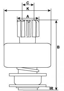 Lanceur compatible pour démarreur AUTOSTARTER POLAND SD3034P - vue 2