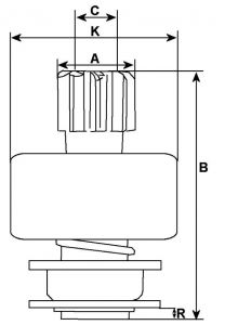 Lanceur compatible pour démarreur AUTOSTARTER POLAND SD9229P - vue 2