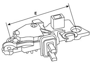 Régulateur compatible pour alternateur MERCURY MARINE 856748 - vue 3
