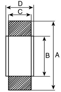 Roulement d'alternateur compatible pour alternateur BOSCH F00M990432 - vue 5