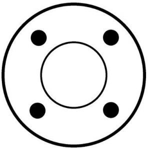 Solénoide compatible pour démarreur VALEO D11E119 - Schéma