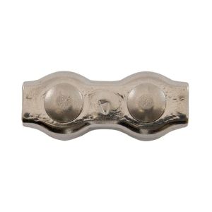 Serre-câble plat duplex Ø 10mm (Inox)