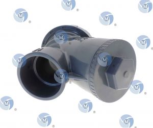 Clapet anti-retour à boule en PVC de 75 mm de diamètre - Clapet à boule PVC - Ø75