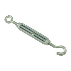 Tendeur à un anneau et un crochet M6 (Acier) - Tendeur à un anneau et un crochet supportant jusqu'à 60kg