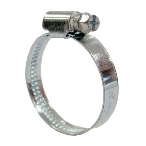 Collier import à vis bande pleine 9mm réglable de 80-100mm (Acier W1)