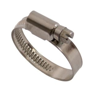 Collier Import à vis bande pleine 9mm réglable de 140-160mm (Acier inox W4)