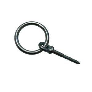 Anneau d'écurie à vis bois Ø 10mm x L 75mm (Économique)