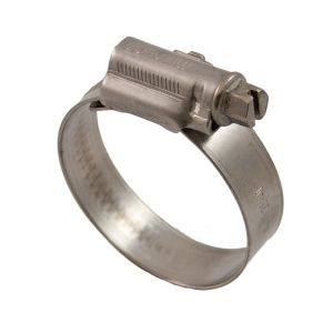 Collier à vis ASFA bande pleine 12,2mm réglable de 20-32mm (Acier W4)