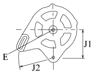 Côtes et dimensions du démarreur
