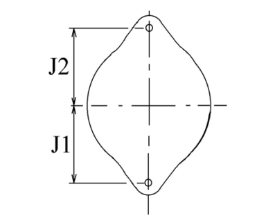 Côtes et dimensions de l'alternateur