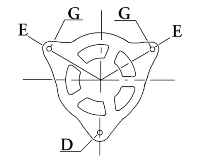 Côtes et dimensions de l'alternateur