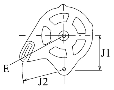 Côtes et dimensions de l'alternateur
