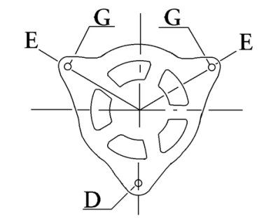 Côtes et dimensions de l'alternateur