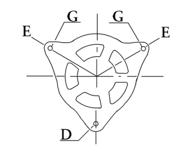 Côtes et dimensions de l'alternateur