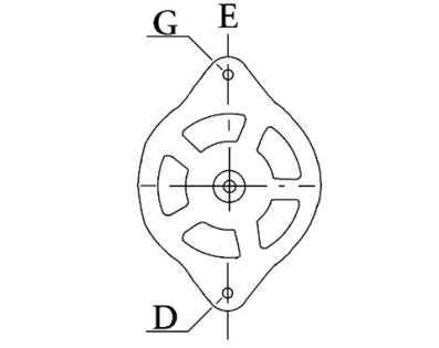 Côtes et dimensions de l'alternateur
