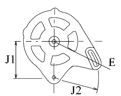 Côtes et dimensions de l'alternateur