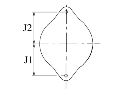 Côtes et dimensions de l'alternateur