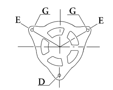 Côtes et dimensions de l'alternateur