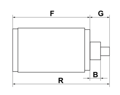 Côtes et dimensions de l'alternateur