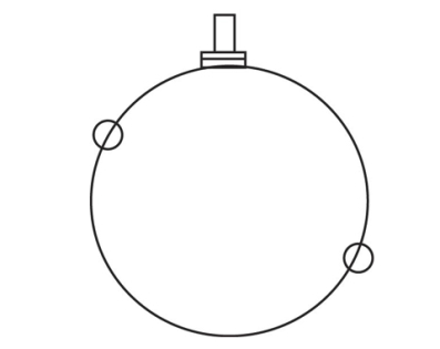 Côtes et dimensions de l'alternateur