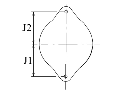 Côtes et dimensions de l'alternateur