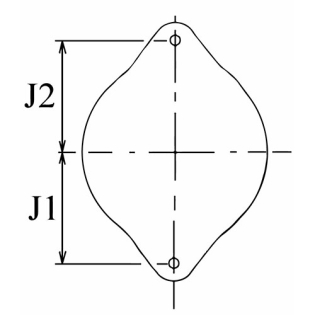 Côtes et dimensions de l'alternateur