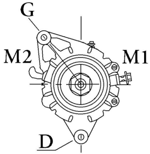 Côtes et dimensions alternateur HC Cargo 
